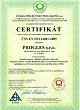 ČSN EN ISO 14001:2005 - Certifikát shody systému environmentálního managementu s požadavky
